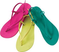 Sandales Havaianas, été 2012