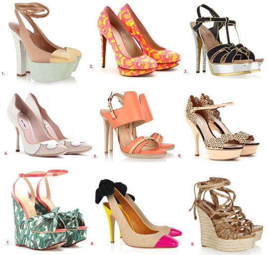 Des chaussures aux couleurs du printemps